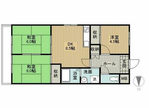 同じ建物の物件間取り写真 - ID:227078061202