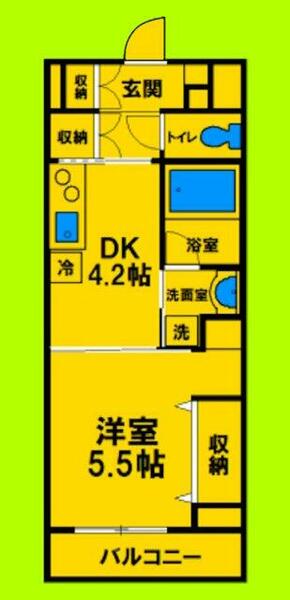 大阪府大阪市淀川区田川２丁目(賃貸マンション1DK・2階・30.56㎡)の写真 その2