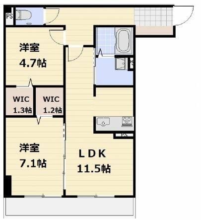 同じ建物の物件間取り写真 - ID:211047347812