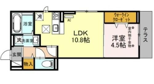 同じ建物の物件間取り写真 - ID:211046834360