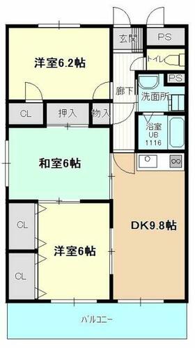 同じ建物の物件間取り写真 - ID:223032419540