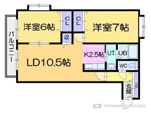 同じ建物の物件間取り写真 - ID:201022354339