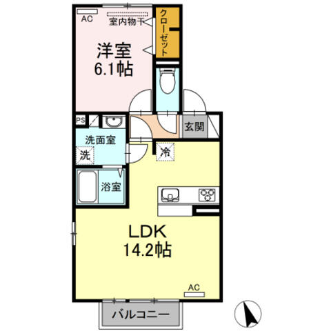 同じ建物の物件間取り写真 - ID:244003928266