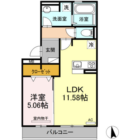 同じ建物の物件間取り写真 - ID:244003962209