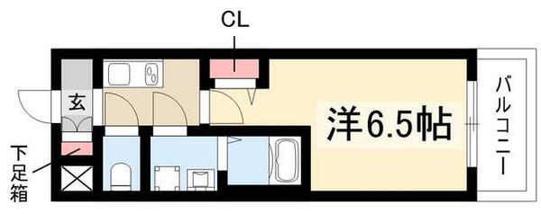 Ｓ－ＲＥＳＩＤＥＮＣＥ今池駅前 808｜愛知県名古屋市千種区内山３丁目(賃貸マンション1K・8階・22.76㎡)の写真 その2