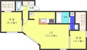 北海道札幌市中央区北四条西２５丁目（賃貸マンション2LDK・2階・60.46㎡） その2