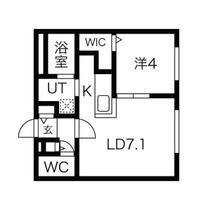 北海道札幌市中央区北六条西２１丁目（賃貸マンション1LDK・1階・32.02㎡） その2