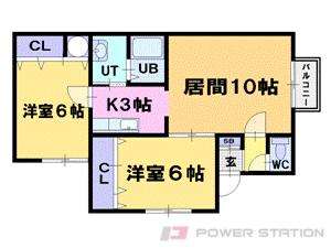 同じ建物の物件間取り写真 - ID:201022354057