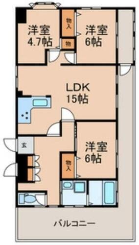 同じ建物の物件間取り写真 - ID:212042522053