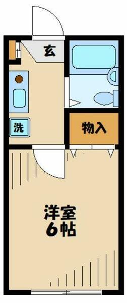 ロフトハウス銀河 208｜東京都八王子市東中野(賃貸アパート1K・2階・19.20㎡)の写真 その2