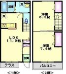 川崎市多摩区栗谷１丁目 2階建 築12年のイメージ