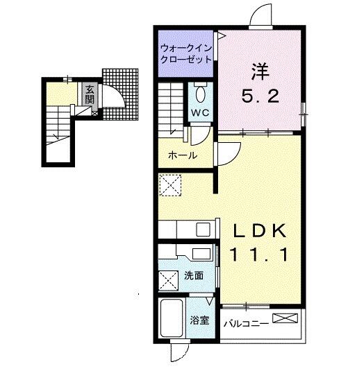 メゾン・ド・クレール 201｜愛知県碧南市若松町２丁目(賃貸アパート1LDK・2階・43.47㎡)の写真 その2