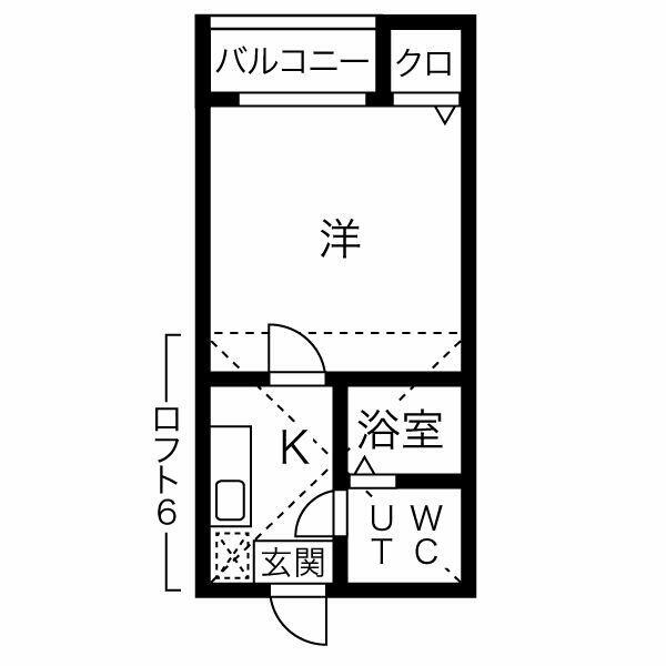 サンシティ 103｜愛知県名古屋市北区杉村１丁目(賃貸アパート1K・1階・19.46㎡)の写真 その2