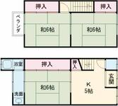 北前田１／８貸家のイメージ