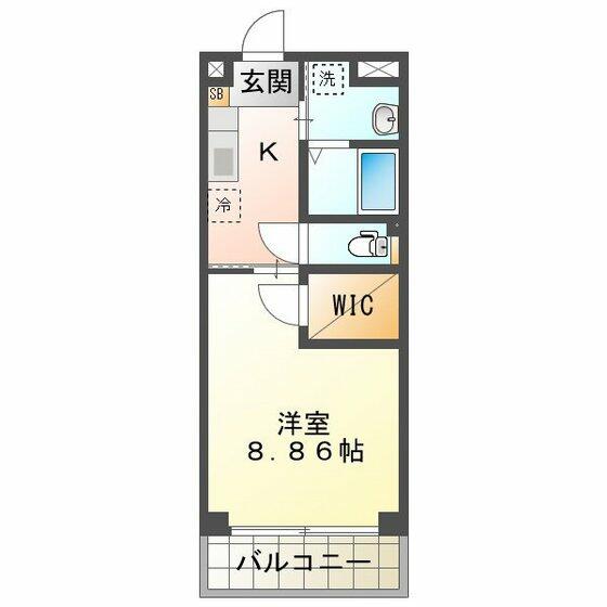 Ｓ－ＦＯＲＴ三重大学前 710｜三重県津市江戸橋１丁目(賃貸マンション1K・7階・30.24㎡)の写真 その2