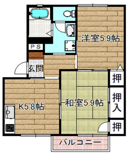 同じ建物の物件間取り写真 - ID:227080421609