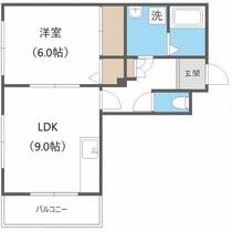 北海道札幌市北区北六条西８丁目（賃貸マンション1LDK・5階・34.50㎡） その2