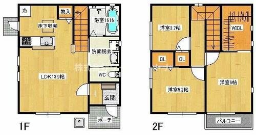 同じ建物の物件間取り写真 - ID:240028503851