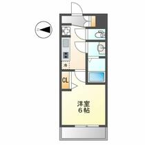 愛知県名古屋市中村区中島町３丁目（賃貸マンション1K・4階・21.70㎡） その2