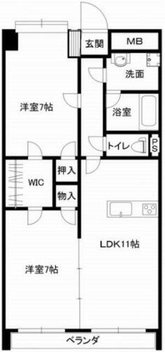 同じ建物の物件間取り写真 - ID:240028259253