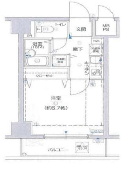 ラ・シード八王子｜東京都八王子市南町(賃貸マンション1K・7階・22.32㎡)の写真 その2