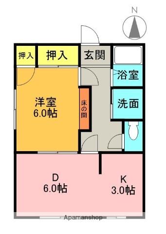 同じ建物の物件間取り写真 - ID:207001188442