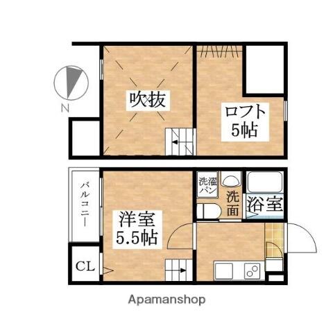 アソシエⅢ（アソシエスリー） 101｜愛知県名古屋市西区名塚町３丁目(賃貸アパート1K・1階・20.75㎡)の写真 その2