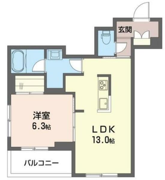 染｜埼玉県さいたま市中央区本町東３丁目(賃貸マンション1LDK・1階・46.56㎡)の写真 その2