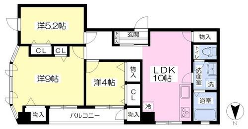 同じ建物の物件間取り写真 - ID:227083870062