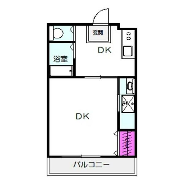 ハイツプライム｜大阪府大阪市都島区友渕町２丁目(賃貸マンション1DK・2階・30.00㎡)の写真 その2