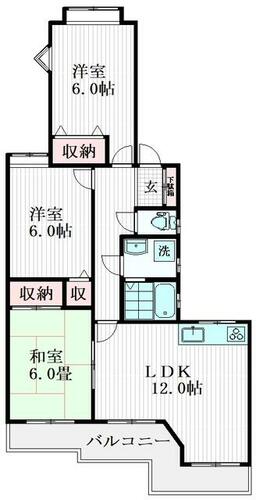 同じ建物の物件間取り写真 - ID:212042567853