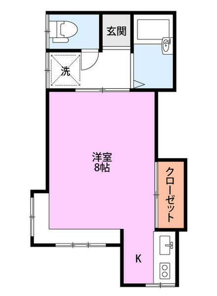 アポロ 110｜新潟県胎内市つつじが丘(賃貸アパート1K・1階・21.35㎡)の写真 その2