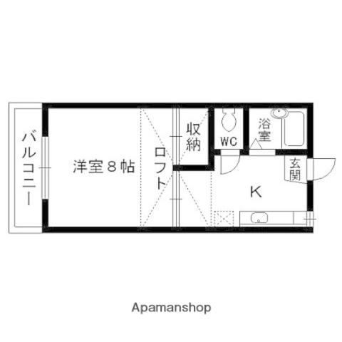 同じ建物の物件間取り写真 - ID:204004188012