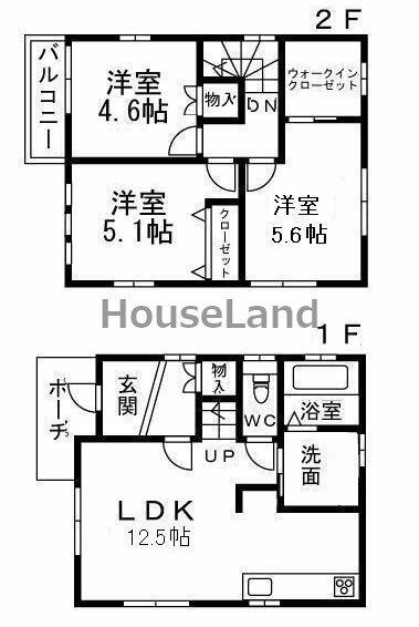 フジパレス戸建賃貸秋葉町 6｜和歌山県和歌山市秋葉町(賃貸一戸建3LDK・--・68.73㎡)の写真 その2