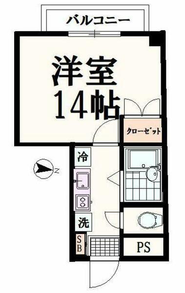 よしみハウジングビル（大塚） 410｜東京都八王子市大塚(賃貸マンション1K・4階・32.00㎡)の写真 その2