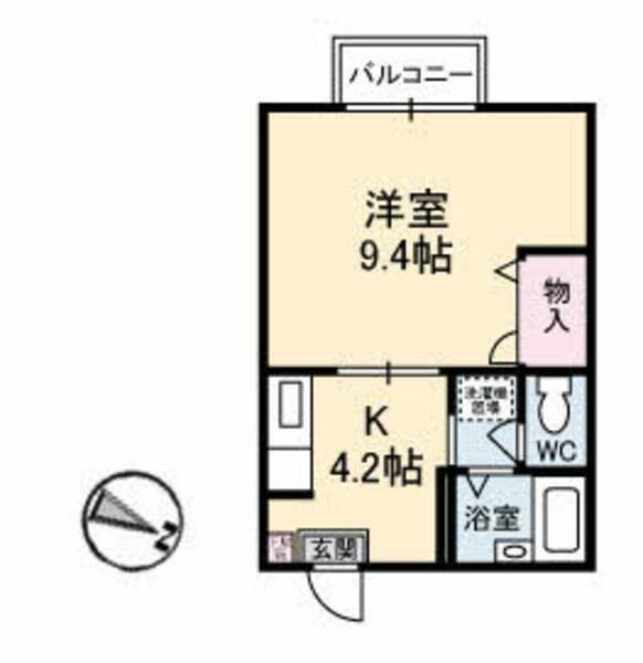 メイプルハイツ A0201｜愛媛県今治市山路(賃貸アパート1K・2階・29.71㎡)の写真 その2