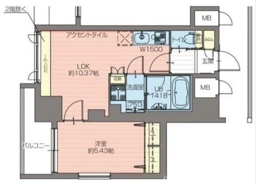 同じ建物の物件間取り写真 - ID:227081067493