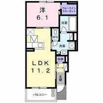 ＡＬＢＡーＣＡＳＡⅢ 101 ｜ 熊本県八代市松崎町（賃貸アパート1LDK・1階・44.18㎡） その2