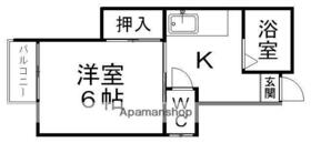 コーポシャイニング A206 ｜ 宮城県仙台市青葉区小田原５丁目（賃貸アパート1K・2階・24.50㎡） その2