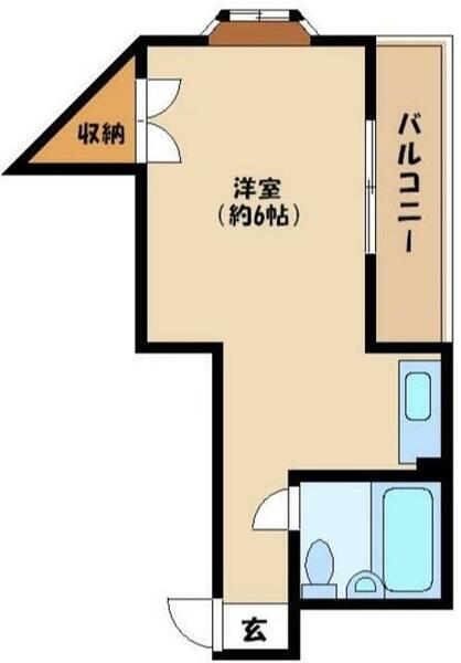 メゾンロイヤル｜神奈川県川崎市中原区木月１丁目(賃貸マンション1R・3階・20.62㎡)の写真 その2