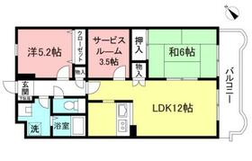 神奈川県相模原市南区鵜野森１丁目（賃貸マンション2SLDK・4階・61.42㎡） その2