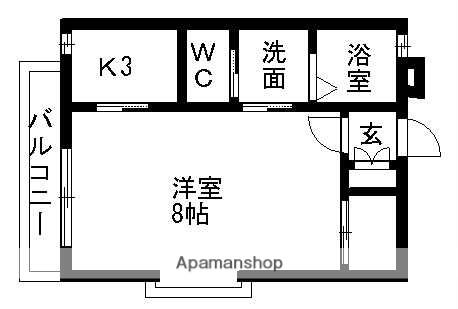 同じ建物の物件間取り写真 - ID:223032399210