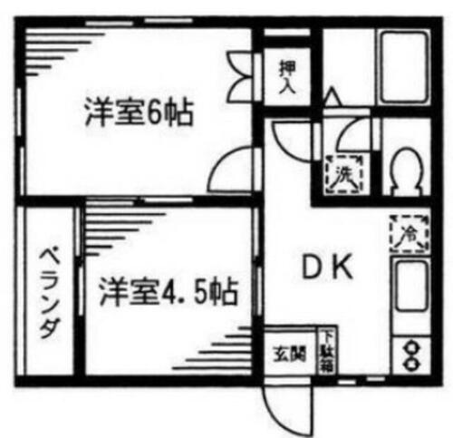 同じ建物の物件間取り写真 - ID:213102634286