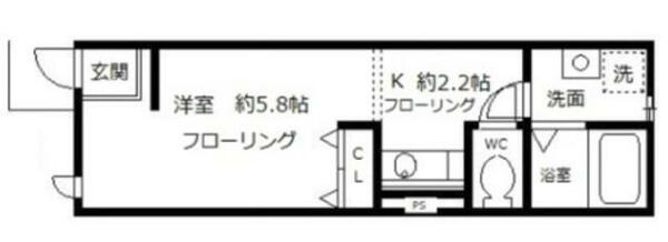 アルカディア｜東京都西東京市向台町１丁目(賃貸アパート1K・1階・23.60㎡)の写真 その2