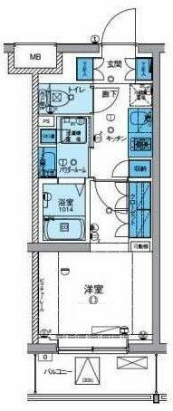 同じ建物の物件間取り写真 - ID:214056063844