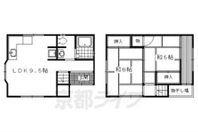 紫野上野町貸家 - ｜ 京都府京都市北区紫野上野町（賃貸一戸建2LDK・--・50.53㎡） その1