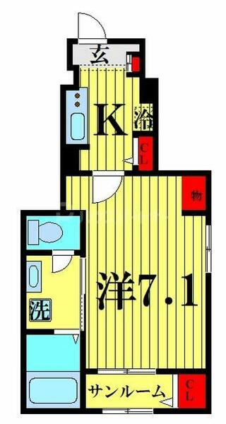 埼玉県さいたま市西区大字指扇(賃貸アパート1K・1階・29.72㎡)の写真 その2