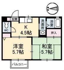 同じ建物の物件間取り写真 - ID:238007053409