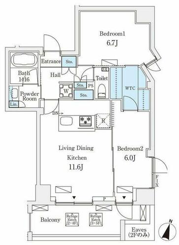 同じ建物の物件間取り写真 - ID:213098194922