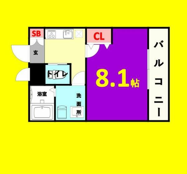 プリミエール東水切町Ⅰ｜愛知県名古屋市北区東水切町１丁目(賃貸マンション1K・3階・28.35㎡)の写真 その2